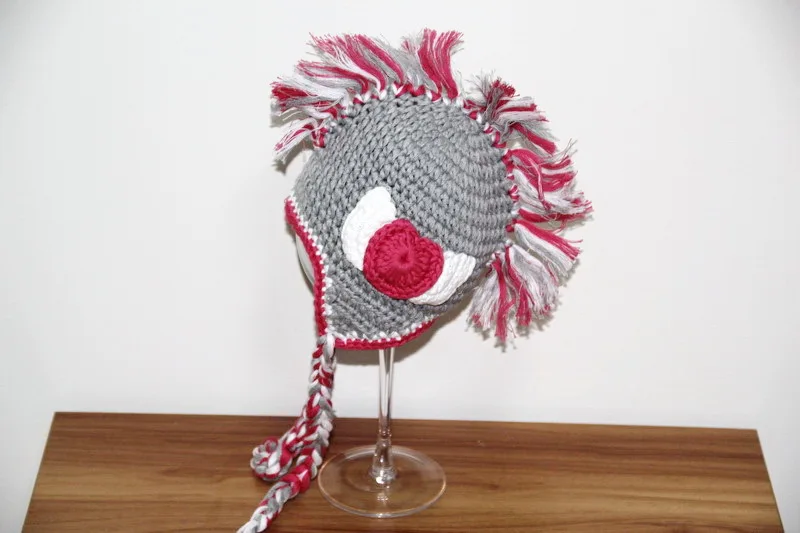 100% cotton Children's Earflap Hat Rainbow Mohawk Crochet Punk Rock Baby Toddler | Детская одежда и обувь