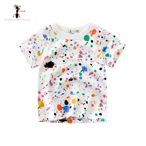 KungFu Ant, новинка 2019, летняя повседневная спортивная футболка для мальчиков, хлопковые креативные детские топы с круглым вырезом и модным принтом, футболка для мальчиков с коротким рукавом