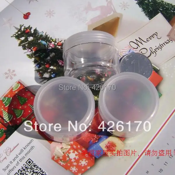 

Бесплатная доставка, оптовая продажа, 15 г, пластиковая Косметическая банка, прозрачный флакон для лосьона, контейнер многоразового использ...