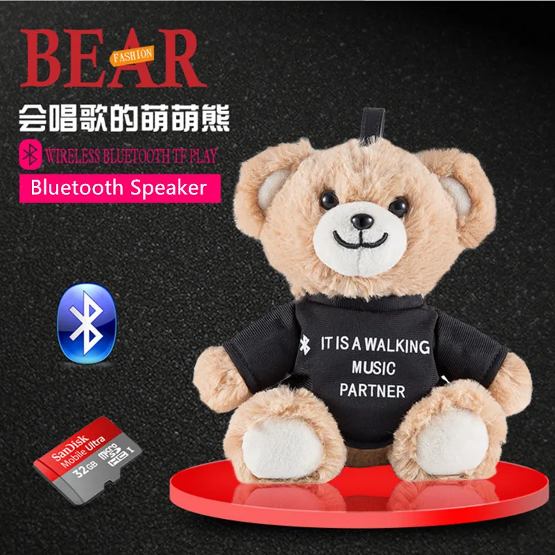 Мэн Медведь творческий bluetooth Динамик TF карты компьютерные аксессуаров для