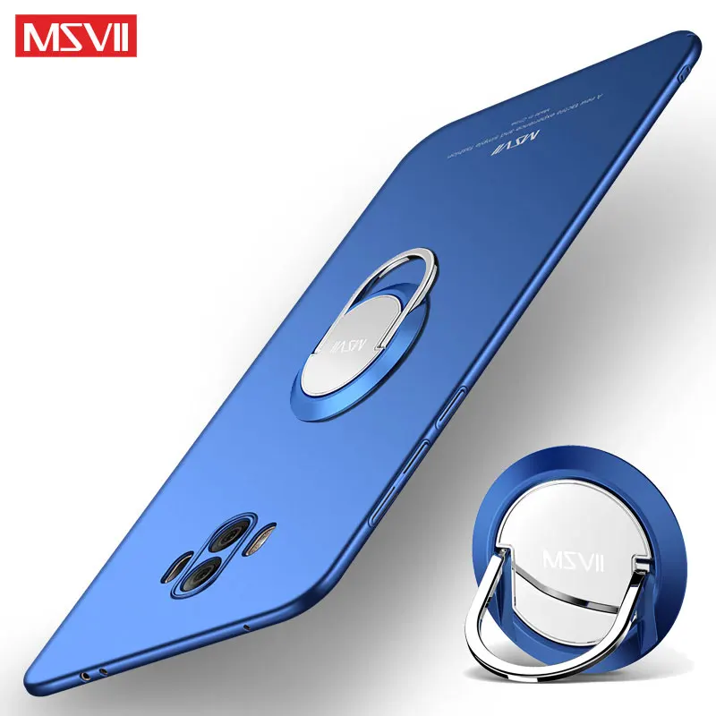 Cover For Huawei Mate 10 Lite Case MSVII Finger Ring Slim Matte Coque Pro Holder Back Pro/Lite |