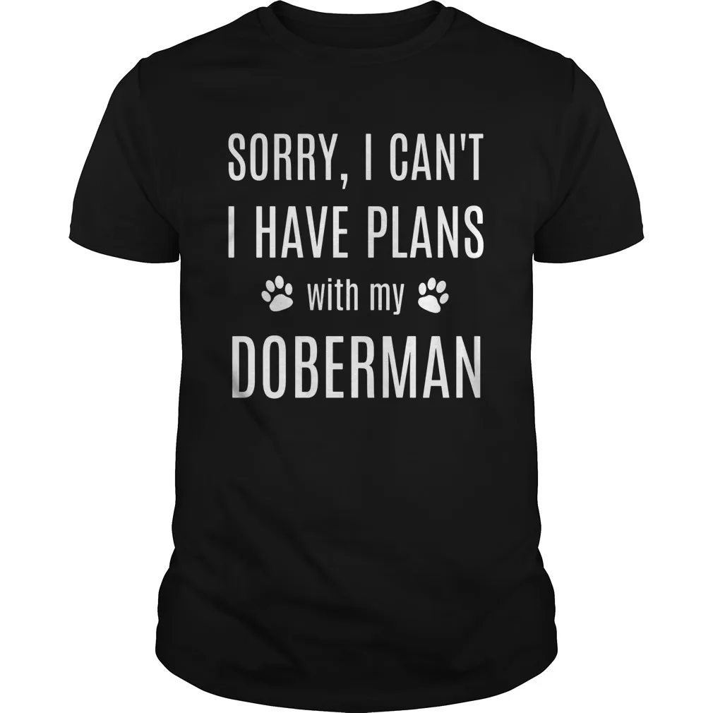Мужская футболка с коротким рукавом Забавные футболки собачкой подарки Doberman