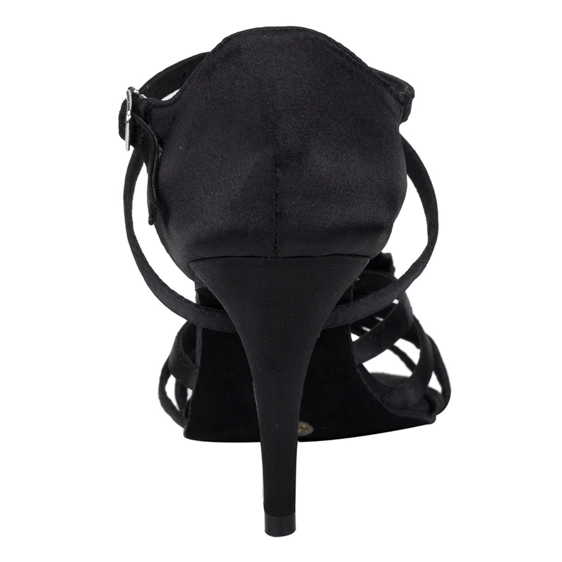 Женские туфли с открытым носком размеры США 4 12 каблук высотой 8 5 см черные