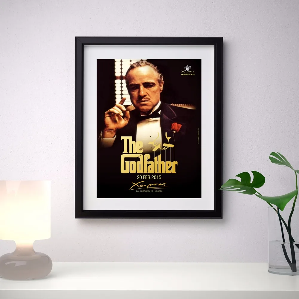 Винтажный холщовый художественный постер Godfather Movie картина с принтом настенные