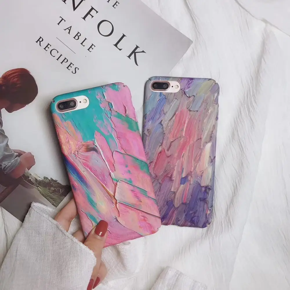Чехлы с рисунком граффити для iPhone 7 6 6S Plus роскошный чехол I X 8 XR XS MAX милый тонкий
