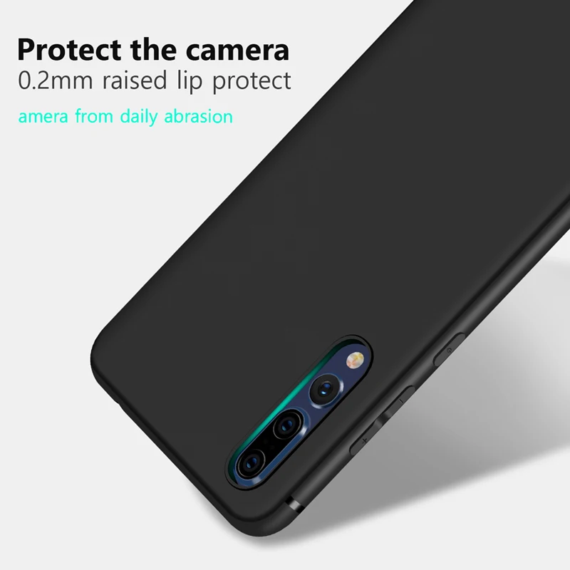 Ультратонкий чехол Toraise для Huawei P20 Lite тонкий матовый мягкий силиконовый из ТПУ Pro