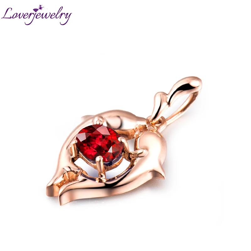 LOVERJEWELRY модные Кулоны из нержавеющей стали для женщин однотонные 18kt розовое