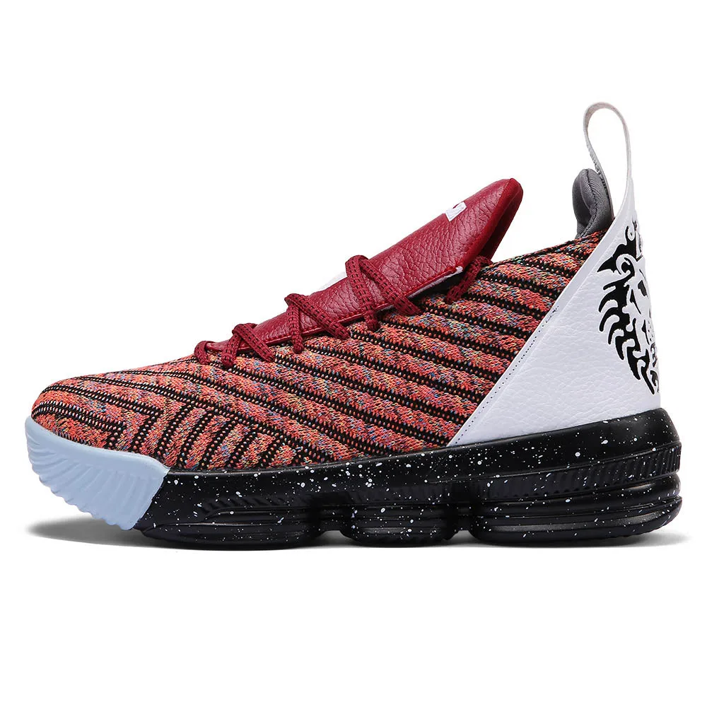 High Ankle Basketball Shoes Men Women Cushioning Breathable Basketball Sneakers Anti-skid Training Boots Outdoor Man Sport Shoes - Цвет: orange