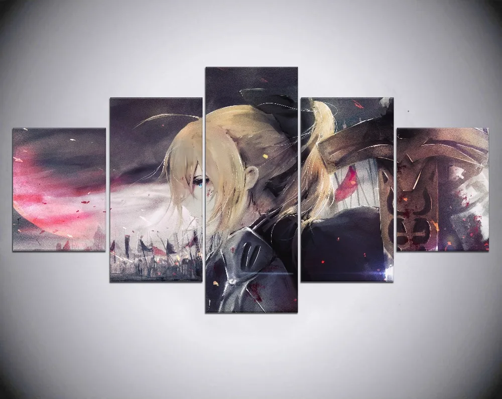 Fate KOHA-ACE Top-Номинальная Картина на холсте 5 шт. аниме плакат ролевая картина