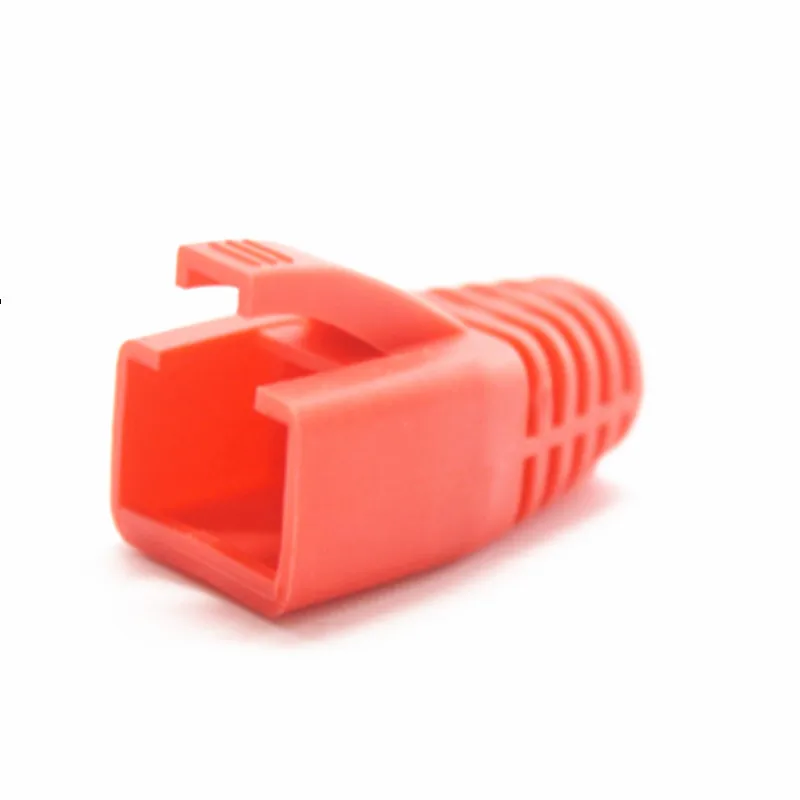 50 шт./пакет сетевой кабель разъем вилки RJ45 Cat5 CAT6 мягкая крышка розетка