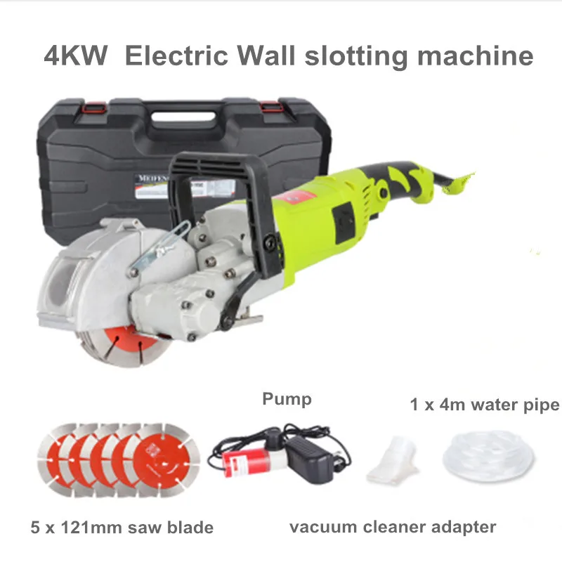 

Best price 220V Electric Wall Chaser Groove Cutting Machine Wall slotting machine Steel Concrete cutting machine 4000W 36MM