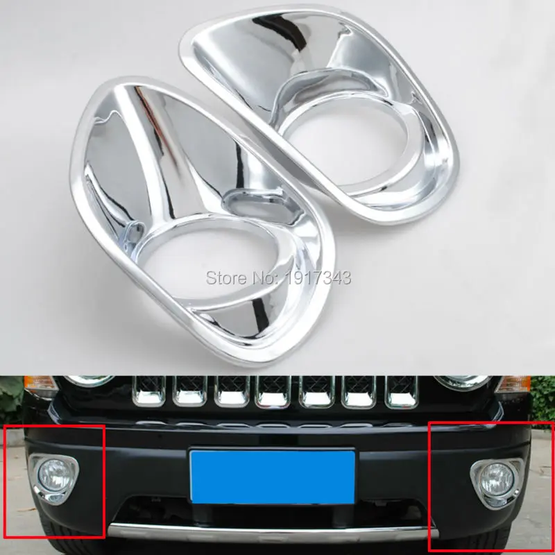 Пара ABS хромированных передних противотуманных фар противотуманные фары