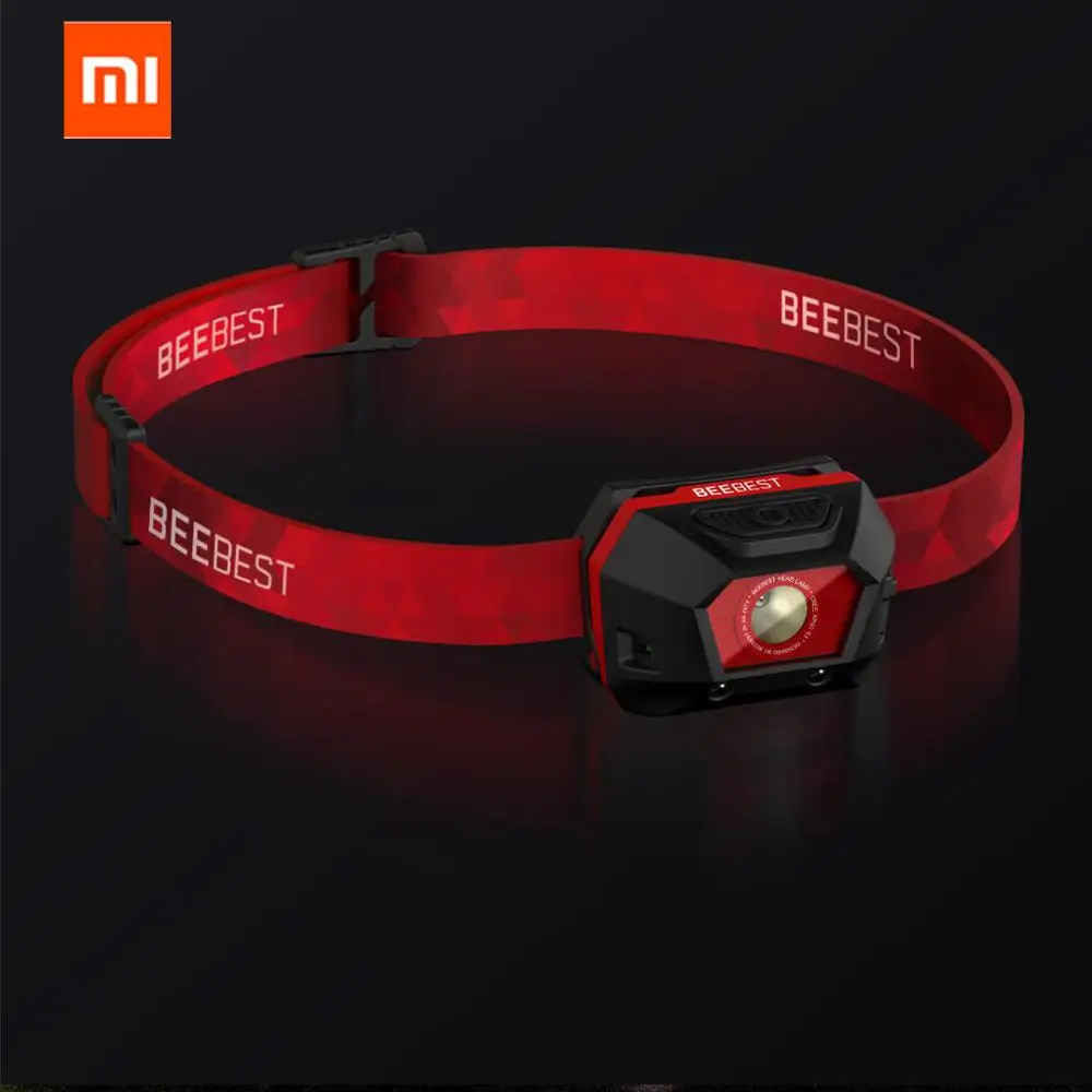 Красный Xiaomi mijia Beebest FH100 портативная наружная светодиодная фара от Xiaomi Youpin xiaomi умный дом Водонепроницаемая вспышка - Цвет: Красный