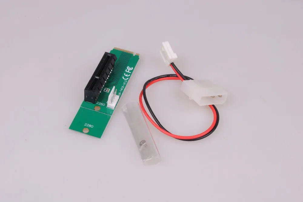 Бесплатная доставка переходник NGFF M2 в PCI-e 4x Slot Riser Card M key M.2 SSD порт PCI Express |