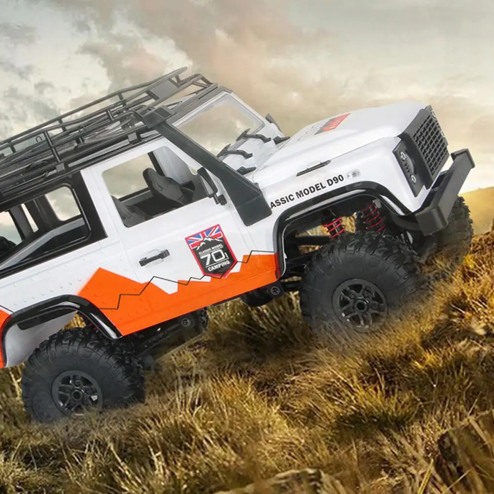 LeadingStar 1/12 2,4 г 4WD Радиоуправляемый автомобиль с светодиодный свет гусеничный альпинистский внедорожный грузовик D90