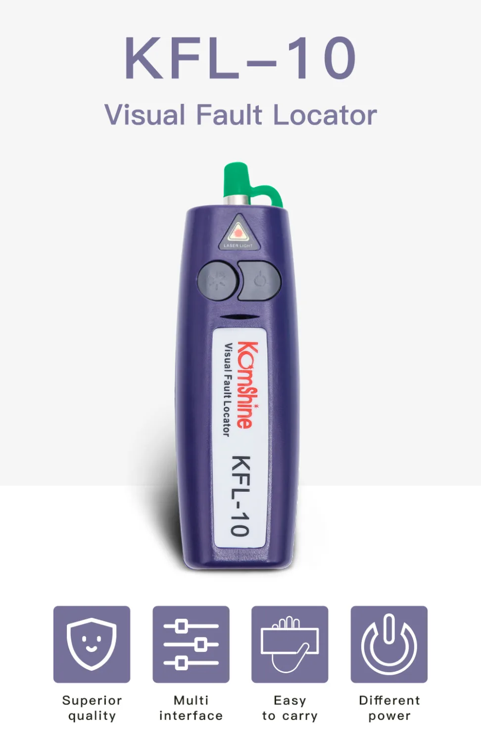 

10mw vfl Fiber Laser Break Checker FOR FC,SC,ST,Pocket Visual Fault Locator/Fiber Break Checher