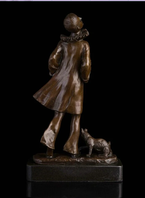 13 абстрактная скульптура бронзовая медная мраморная основа поэта и статуя кота