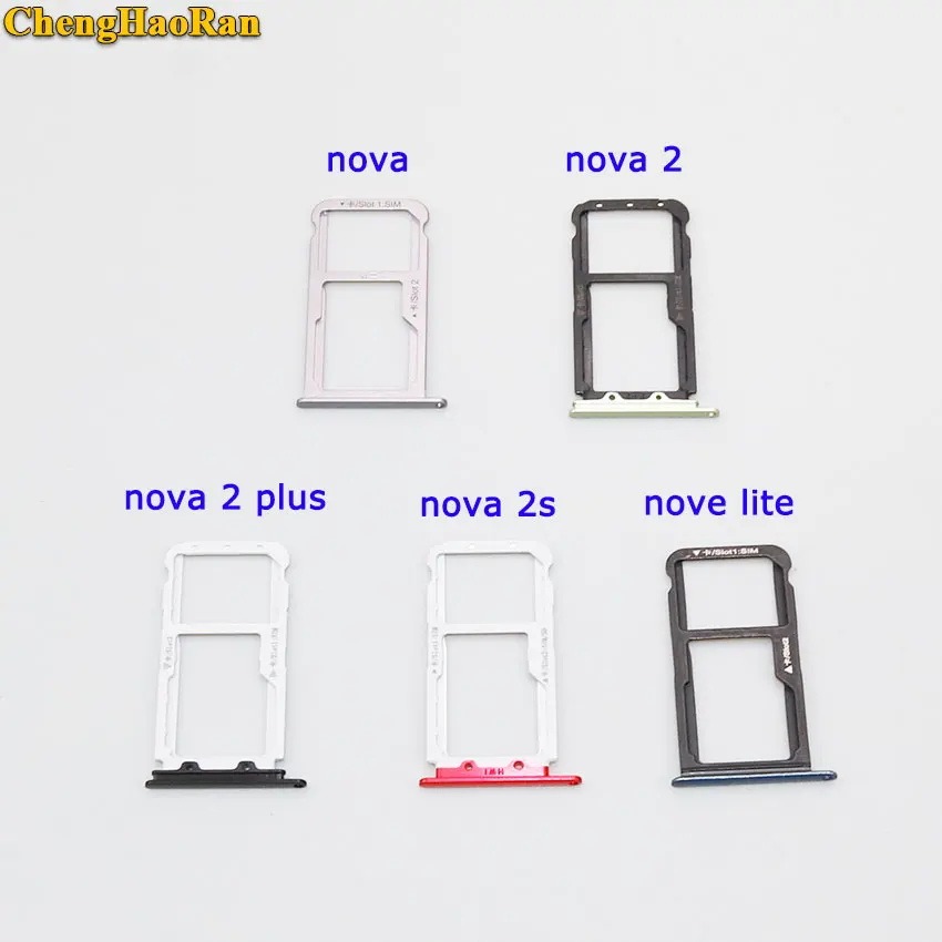 ChengHaoRan новый для Huawei nova 2 plus 2s lite держатель Micro Sim карты сменный слот лоток