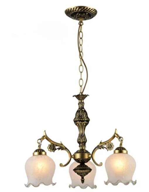 Деревенский светильник ing несколько люстр бронзовый цвет лампа для спальни