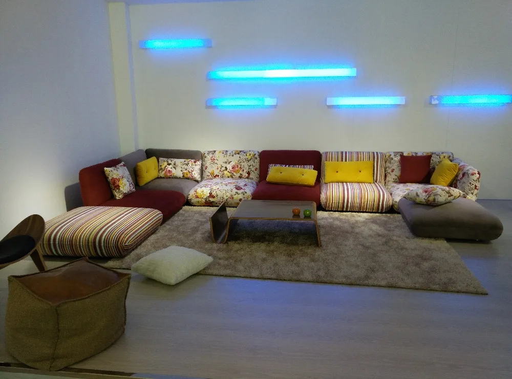 2017 современный набор тканевое кресло сумка для фасоли стул секционный диван