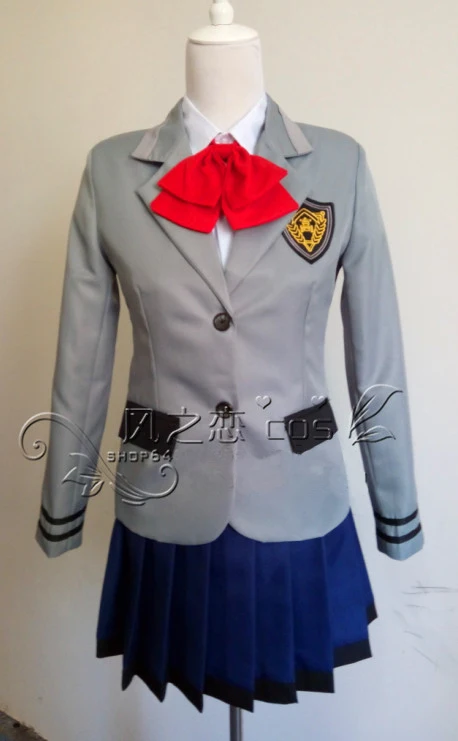 

plus size tokyo ghoul costume anime cosplay clothes Kirishima Touka japanese school uniform skirt for girls Send socks