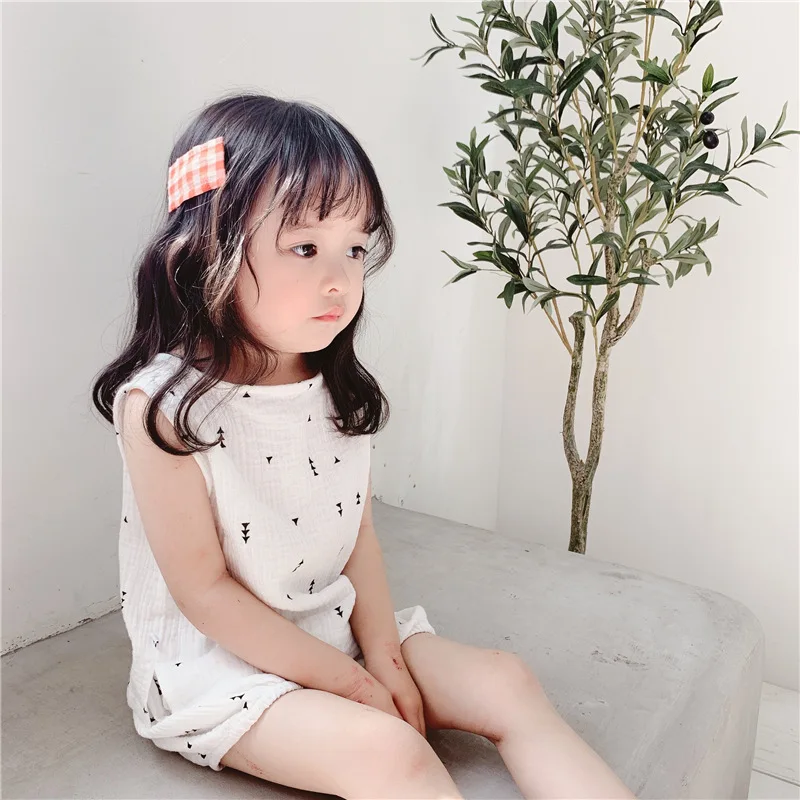 Комплекты летней одежды для маленьких девочек детский домашний костюм мальчиков