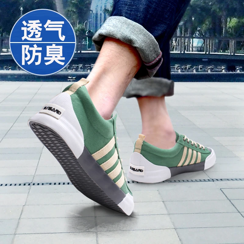 Весенняя парусиновая обувь Мужская трендовая коллекция 2019 года мужская