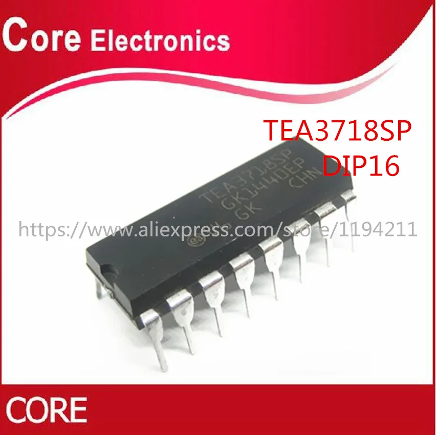 10 шт. TEA3718SP TEA3718 3718 DIP-16 IC | Электронные компоненты и принадлежности