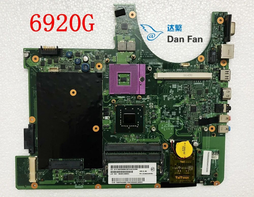 For ACER 6920G Laptop Motherboard MBAPQ0B001 Mainboard 100%tested fully work