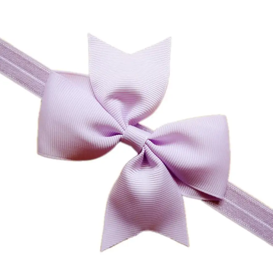 Детская повязка на голову для девочек Кружевная с бантом и цветами аксессуары