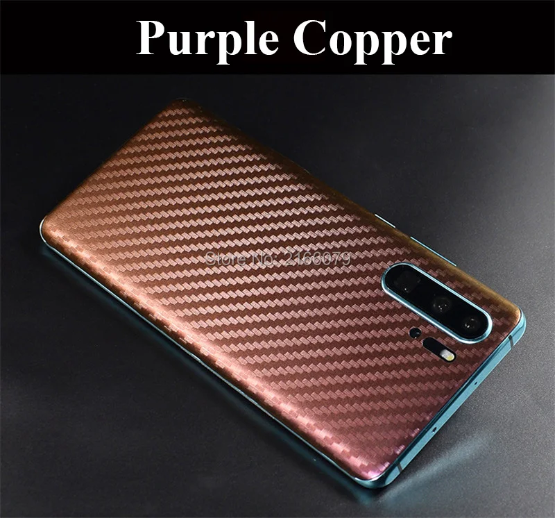 Для huawei P30/P30 Pro/P30 Lite 3D градиентное углеродное волокно полное заднее покрытие наклейка кожа телефон защитная наклейка пленка
