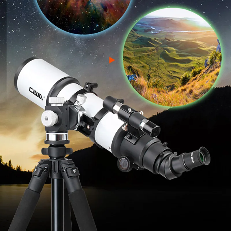 Оптический рефракторный телескоп CIWA монокулярный астрономический портативный