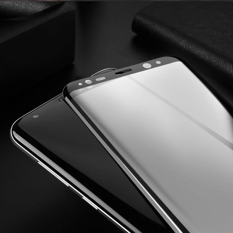 6D полное покрытие закаленное Стекло для samsung Galaxy S8 S9 плюс Примечание 8 Экран
