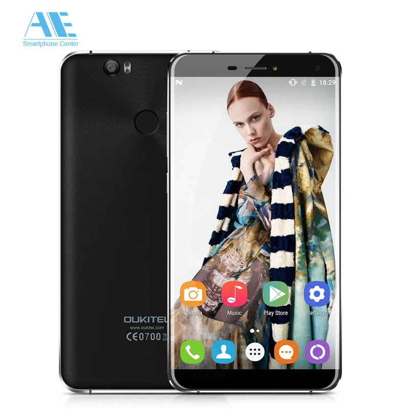 Oukitel U11 плюс 5 7 'ƊG Оперативная память 64G Встроенная 16MP + смартфон MTK6750T Octa Core Android 0