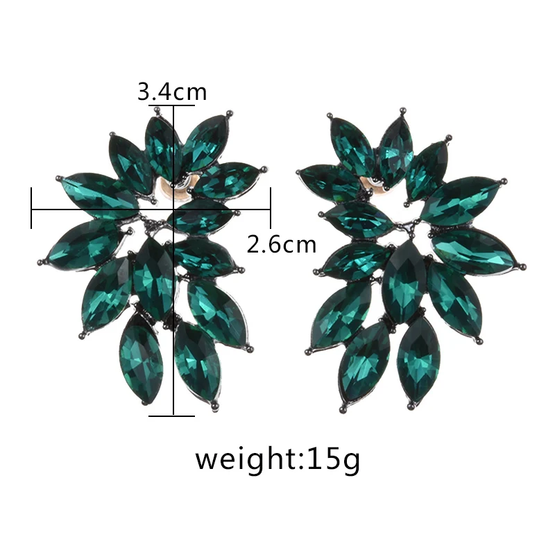 PPG&ampPGG New Arrival Charm Glass Stones Luxury Statement Instagram Hot Dangle Earrings For Women Small Drop Wholesale | Украшения и
