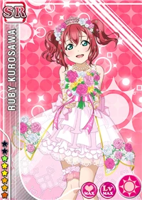 Kurosawa Ruby LoveLive! Sunshine Aqours Невеста все мамберы Chika Riko Kanan You Yoshiko Hanamaru Mari Ruby Dia косплей костюм свадебное платье - Цвет: Kurosawa Ruby