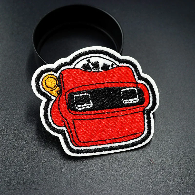 Машина (Размер: 5 5х6 см) Сделай Сам тканевый патч значок вышитые Симпатичные