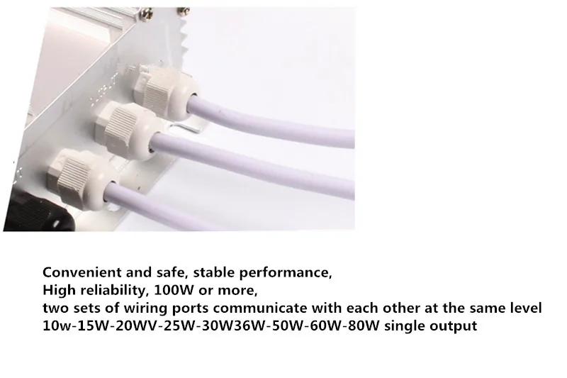 IP68 водонепроницаемый выключатель питания DC12V/DC24V трансформатор освещения 20 Вт 30 Вт 50 Вт 60 Вт 80 Вт 100 Вт 120 Вт 150 Вт трансформатор