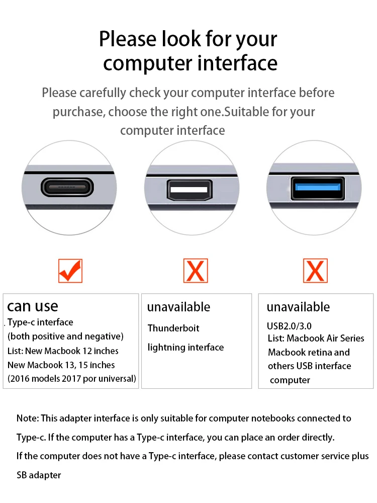 

6 IN 1 USB C Type c HUB USB c to HDMI 4K USB 3.0 PD Charge with TF SD Reader Slot Hub 3.0 Adapter for MacBook Pro Thunderbolt 3