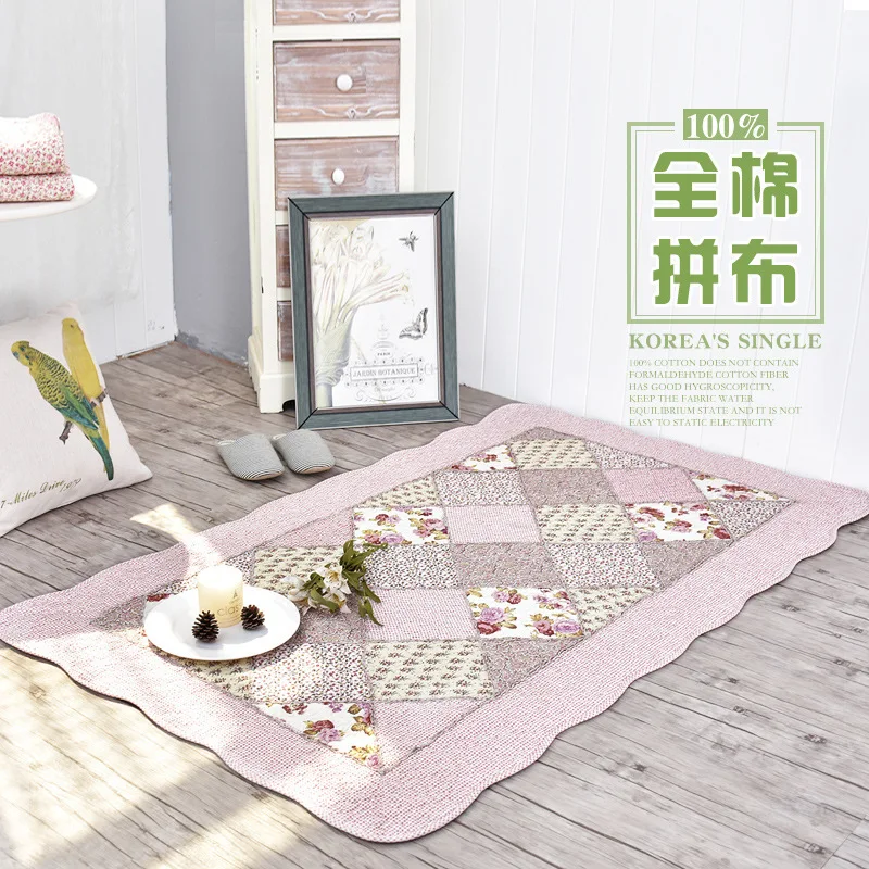 Хлопковые коврики для гостиной спальни Противоскользящие прихожей окна дивана