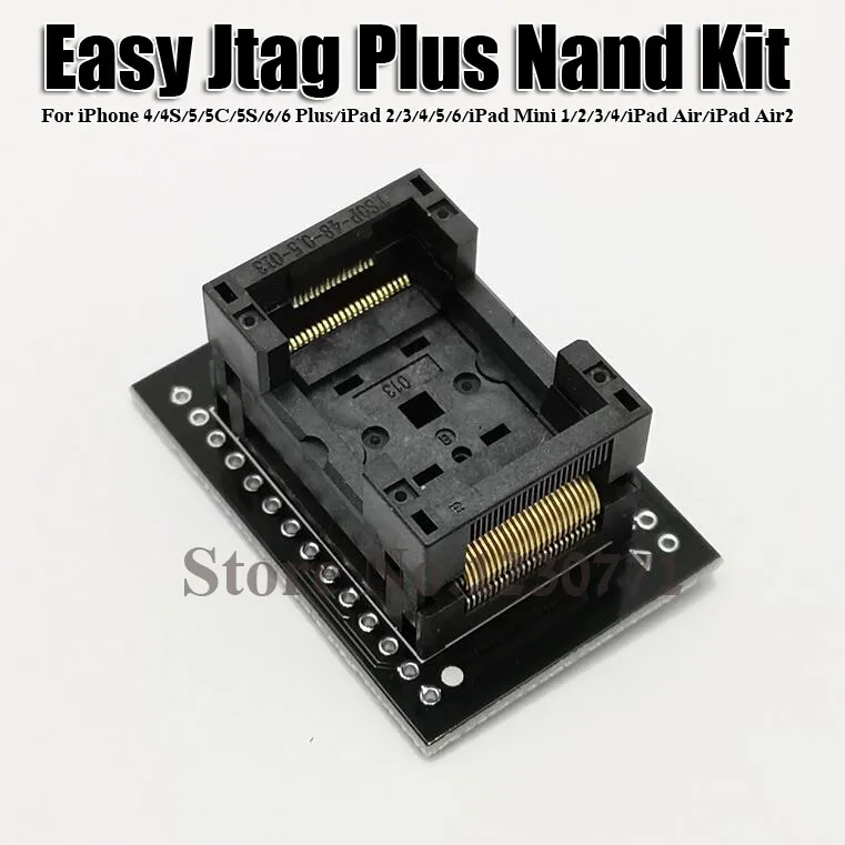 Разъем Easy Jtag Plus Nand Kit для разъема iphone работает с коробкой plus|Детали устройств