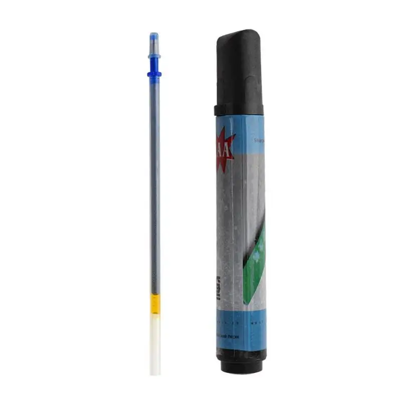 Mercury Refillable Pen Set for Leathercraft Embroidery Fabric Marker Silver Refill Pen Leather Marking Water Erasable Pens Mark