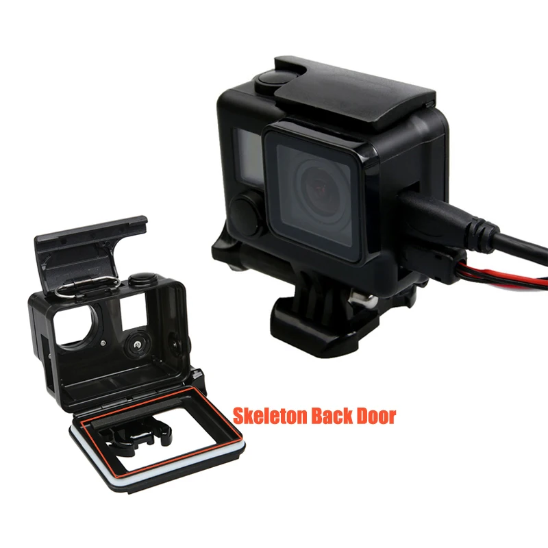 Защитный чехол с каркасом боковая открывающаяся задняя дверь отверстием черная