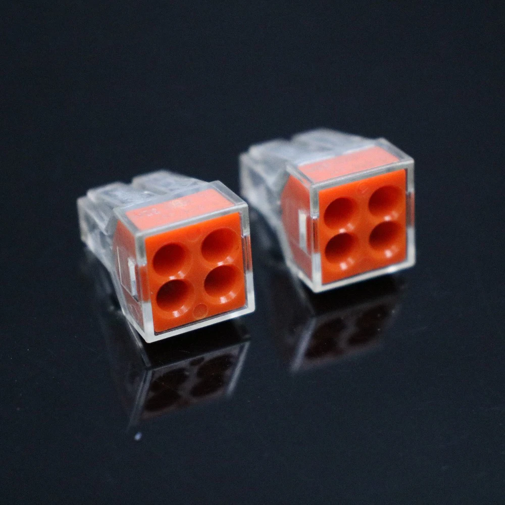 Новый 10 шт. PCT104 773 104 разъем проводки для распределительной коробки 4 pin кондуктор