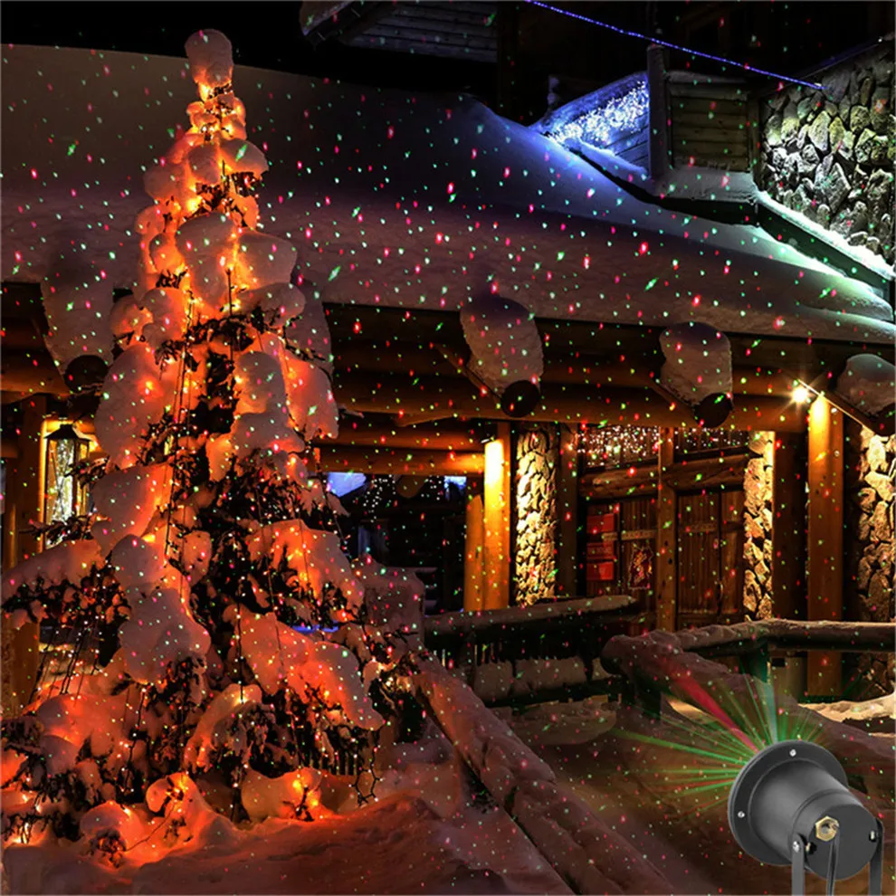 Инопланетянин открытый лазерные рождественские огни эльф красный зеленый Xms