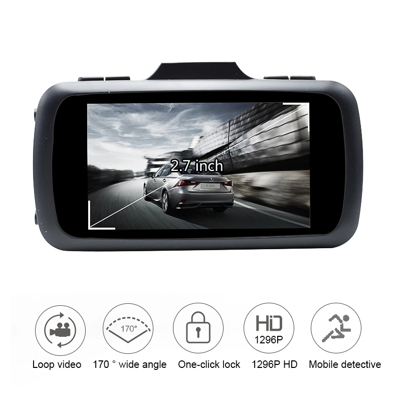 Автомобильный видеорегистратор Камера gps 2 в 1 Ambarella A7LA50 gps регистратор LDWS супер Full HD 1296P видеорегистратор, видеомагнитофон с превышением скорости, напоминающий ночь