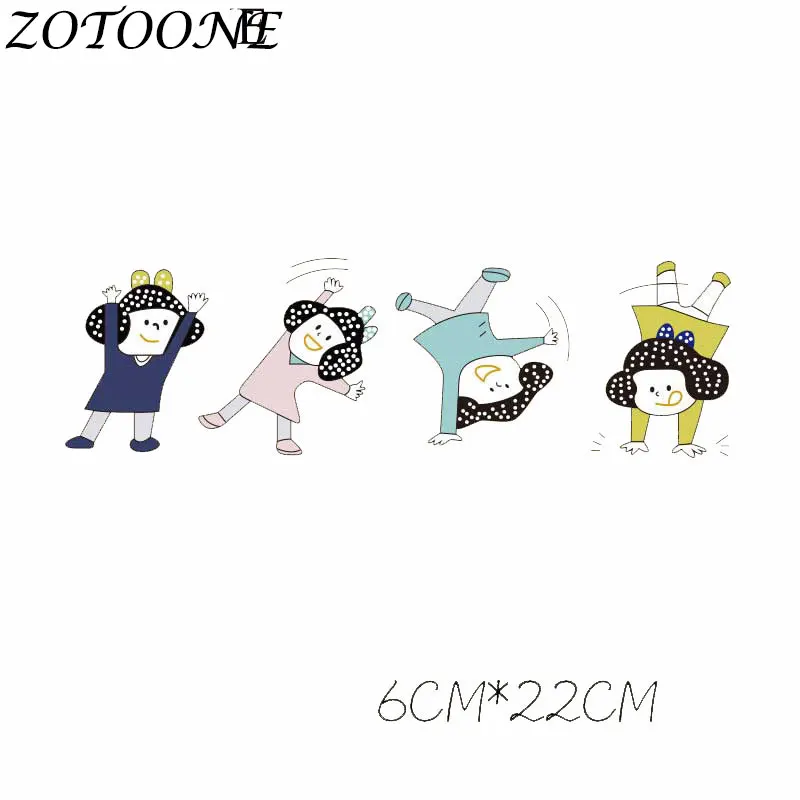 ZOTOONE DIY теплопередача милый мультфильм животных сочетание железа на патчи аппликация Детская одежда платье футболка куртка украшение - Цвет: 469