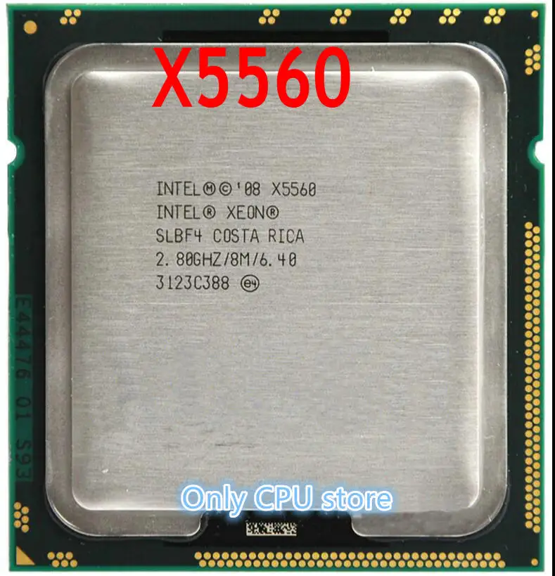 Lntel Xeon X5560 четырехъядерный LGA 1366 2 8G/95 вт/8 мб кэш процессор (100% рабочий бесплатная