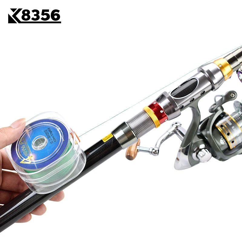 K8356 100% 300 м/328 ярдов 4 стенда ПЭ плетеная рыболовная леска выходная коробка