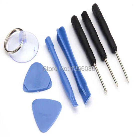 FREE DHL X 100 SETS LOT 8 in 1 Repair Pry Tool Kit Opening Tools Pentalobe Screwdriver for iPhone6 4 4S 5 5S 5C CellPhone
